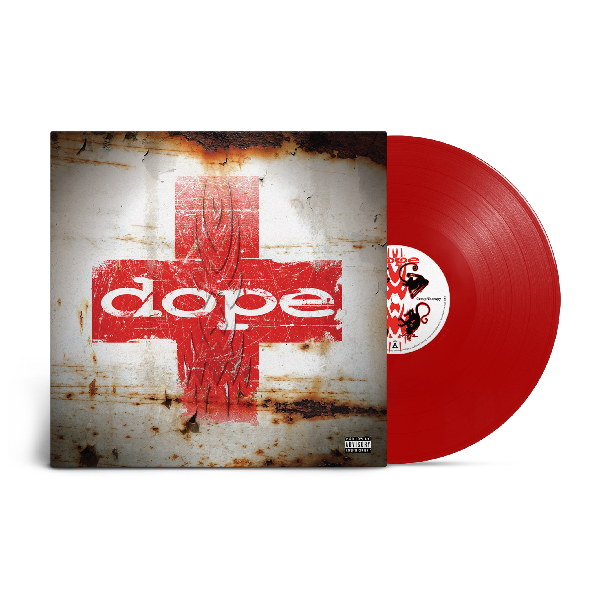 DOPE 'GROUP THERAPY' LP (Clear Red Vinyl)