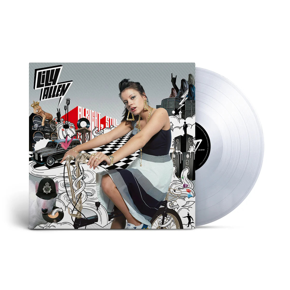 LILY ALLEN ‘ALRIGHT, STILL' LP (Limited, Clear Vinyl)