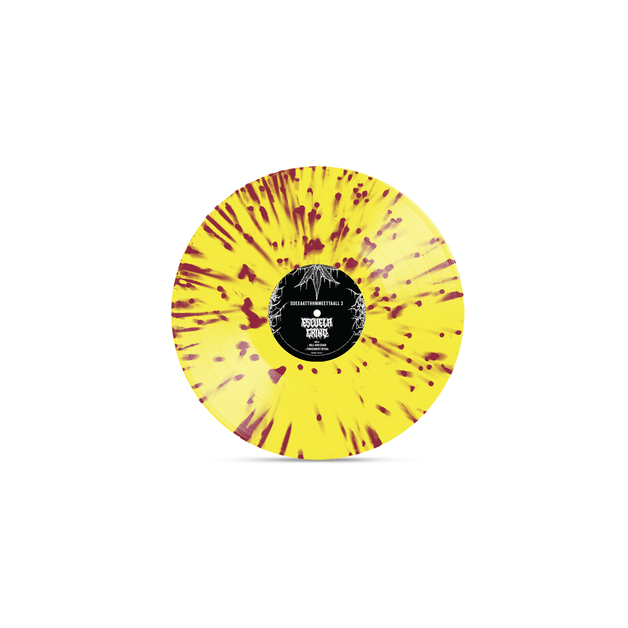 ESCUELA GRIND 'DDEEAATTHHMMEETTAALL' LP (Lemonade Splatter Vinyl)