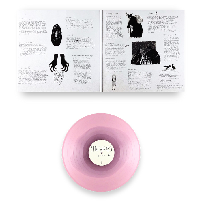 FIREWORKS ‘GOSPEL’ LP (Limited Edition – Only 350 Made, Pink w/ Red Blob Vinyl)