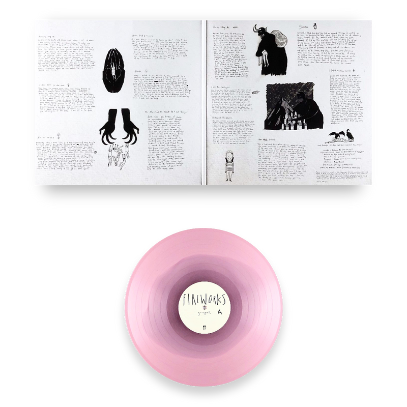 FIREWORKS ‘GOSPEL’ LP (Limited Edition – Only 350 Made, Pink w/ Red Blob Vinyl)