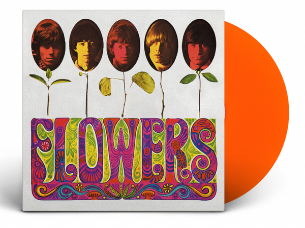 THE ROLLING STONES ‘FLOWERS’ LP (Limited Edition – Only 500 Made,  Translucent Orange Vinyl)