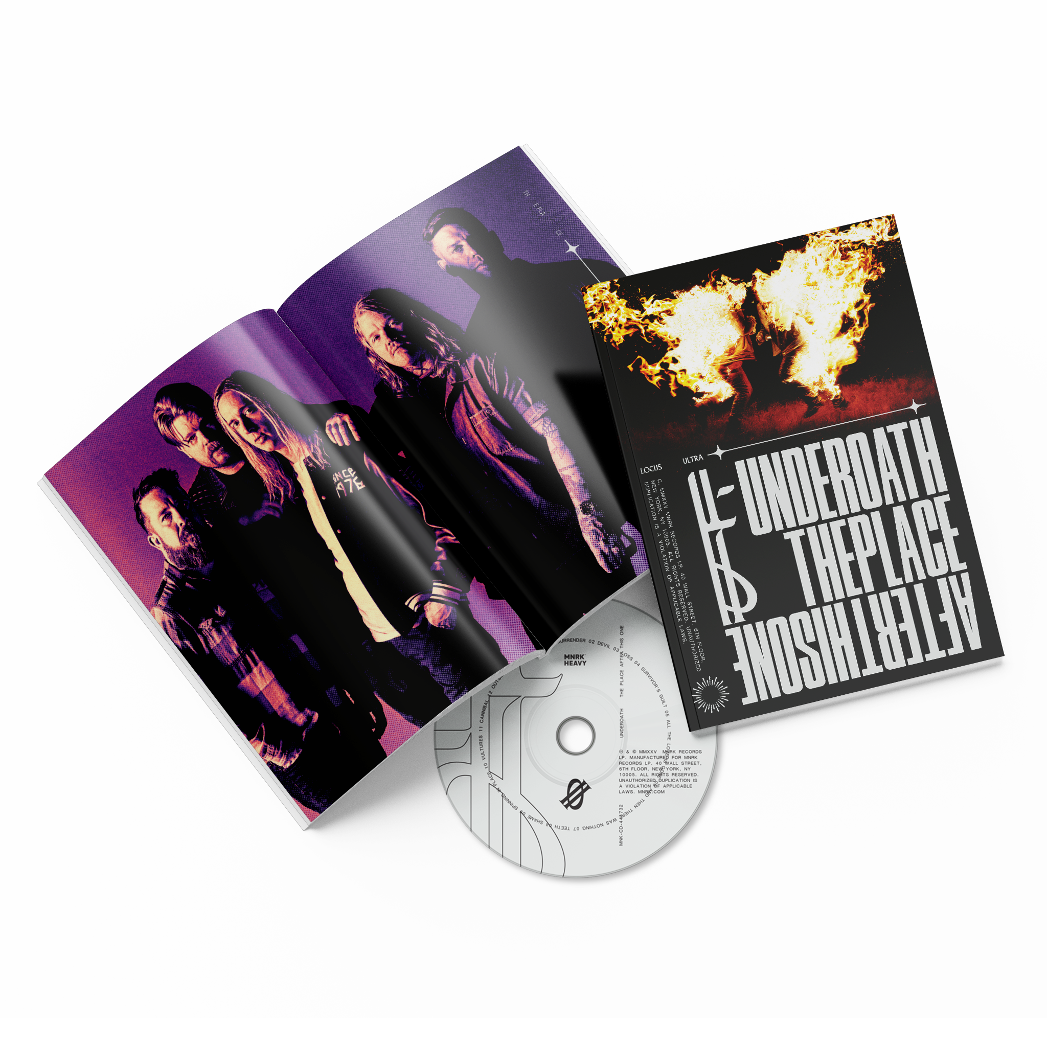 UNDEROATH 'THE PLACE AFTER THIS ONE' CD + ZINE