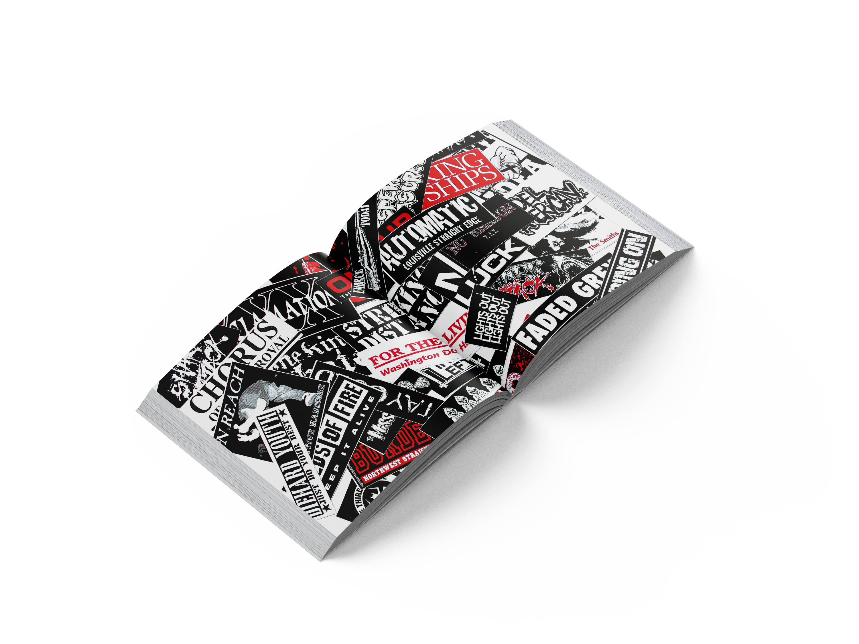 FREE STICKERS WITH EVERY ORDER: A HISTORY OF HARDCORE STICKERS BOOK