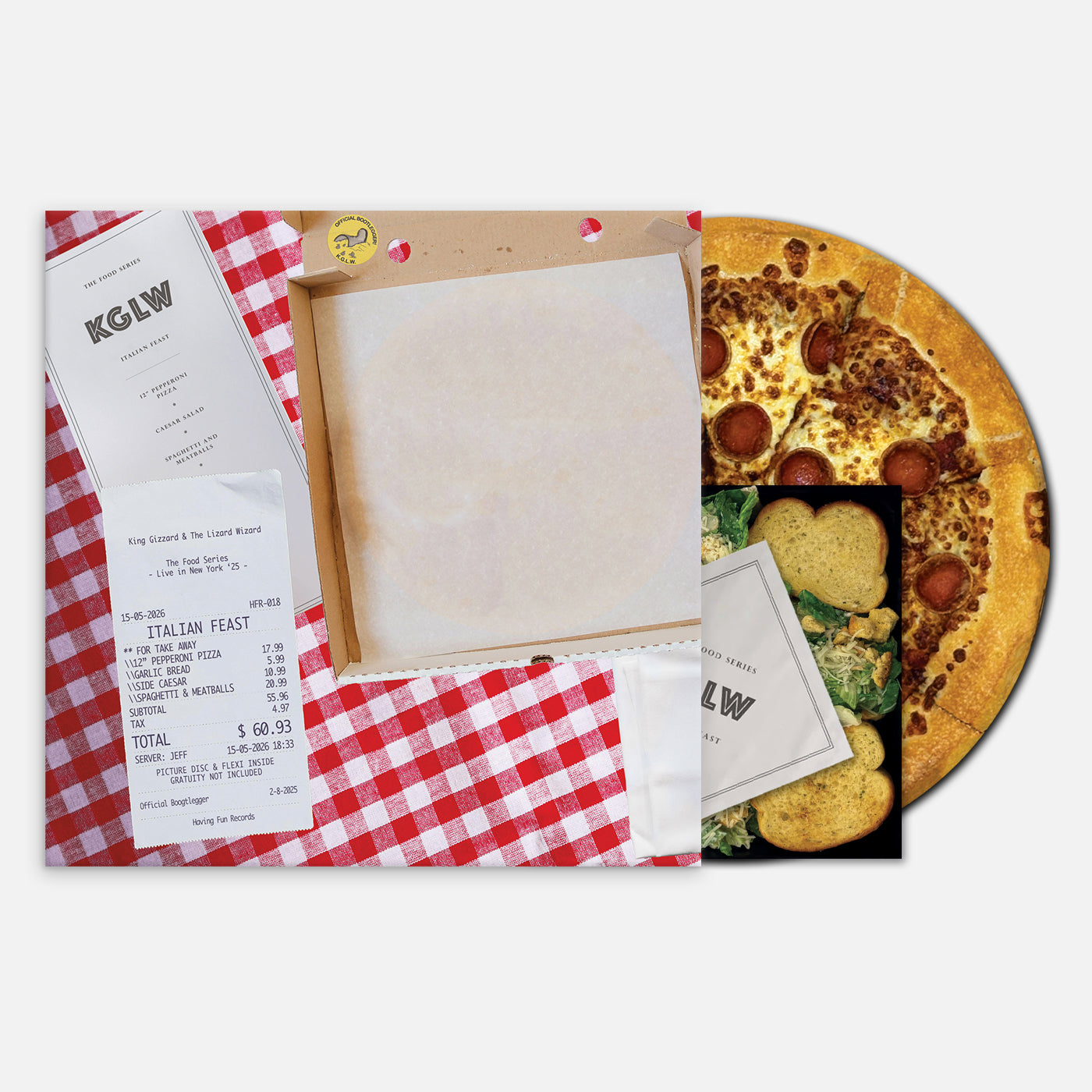 KING GIZZARD & THE LIZARD WIZARD 'ITALIAN FEAST' LP (Deluxe, Pizza & S