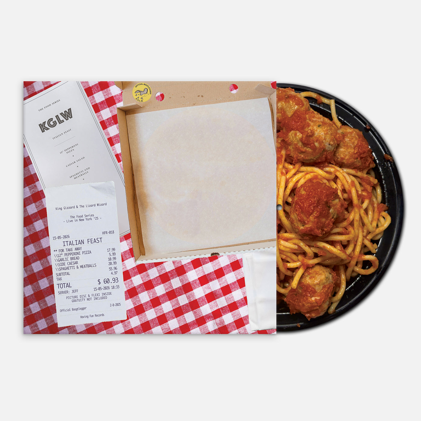 KING GIZZARD & THE LIZARD WIZARD 'ITALIAN FEAST' LP (Deluxe, Pizza & S