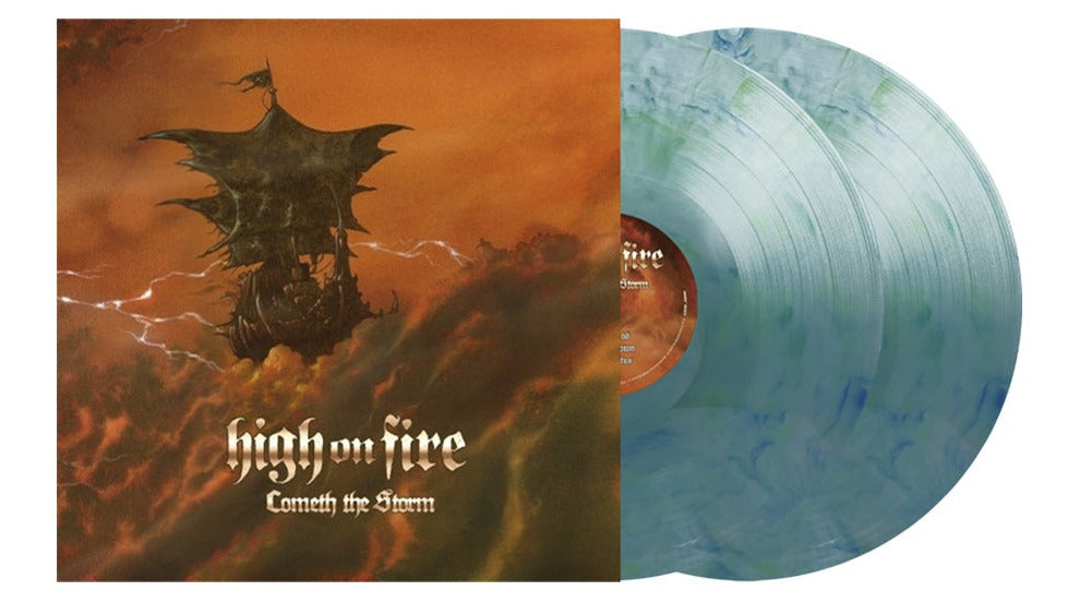 HIGH ON FIRE ‘COMETH THE STORM’ 2LP (Limited Edition – Only 300 made, Sky Blue & Spring Green Vinyl)