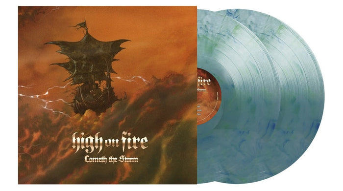 HIGH ON FIRE ‘COMETH THE STORM’ 2LP (Limited Edition – Only 300 made, Sky Blue & Spring Green Vinyl)