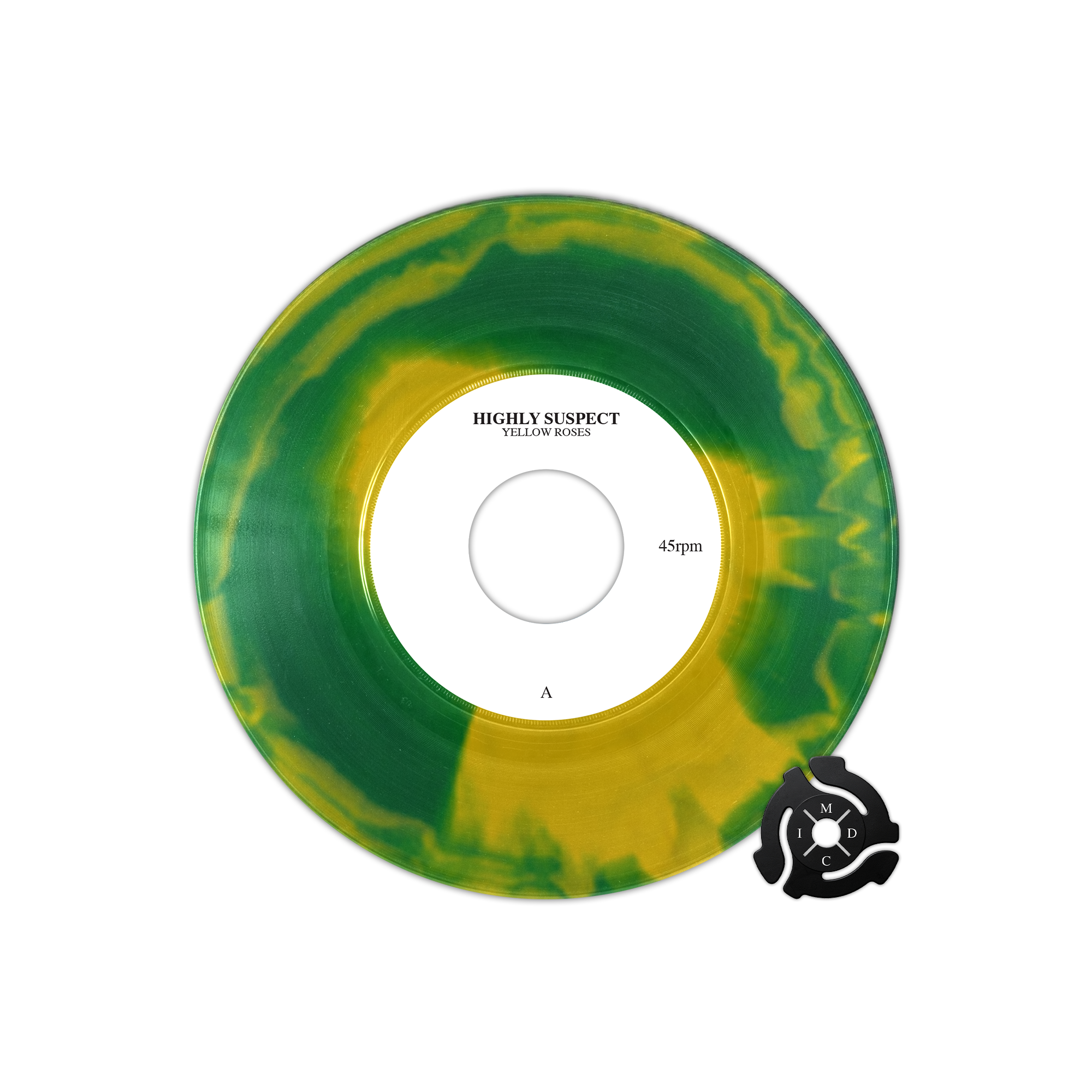 HIGHLY SUSPECT ‘YELLOW ROSES’ 7" (Exclusive, Evergreen & Yellow Canary A-Side/B-Side Vinyl)