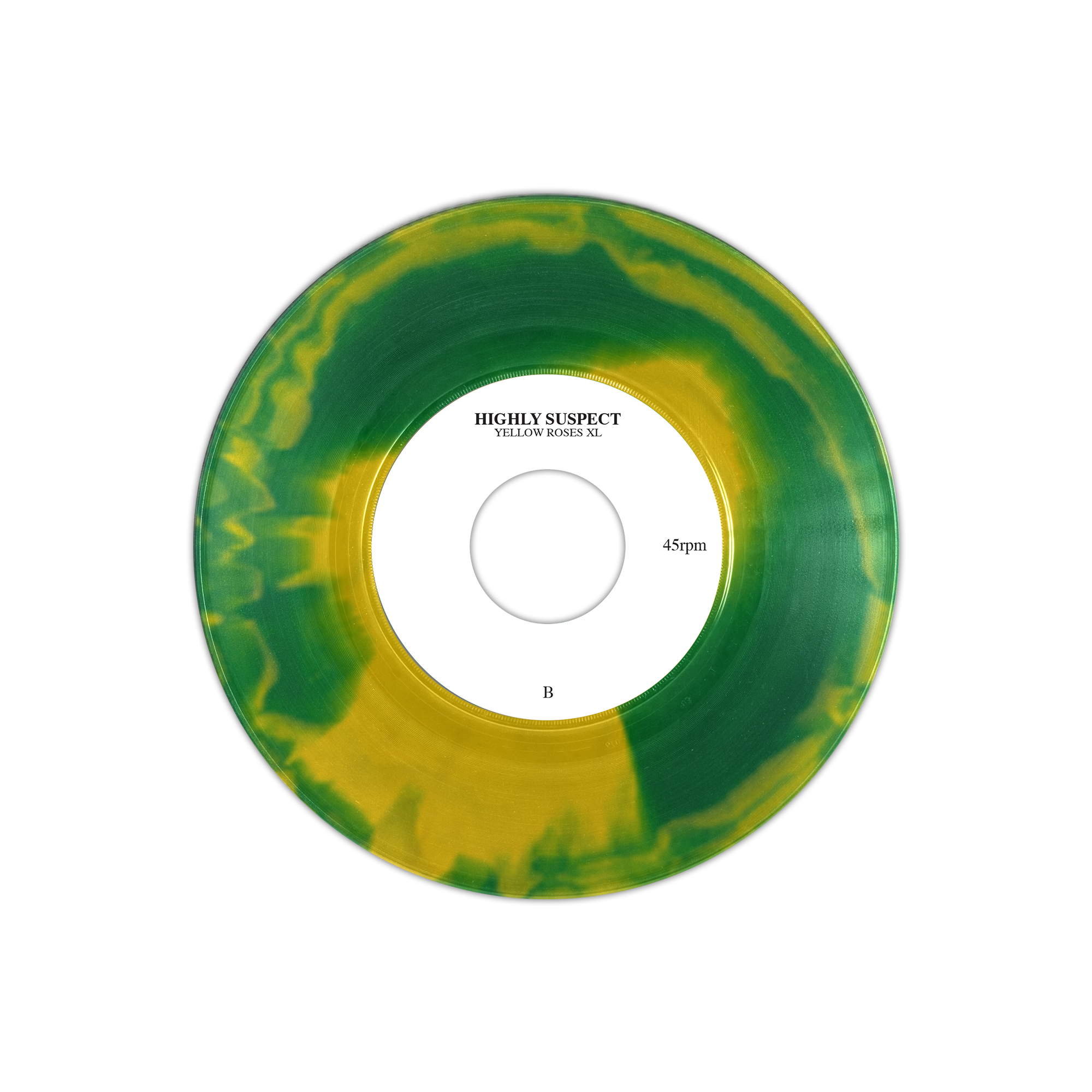 HIGHLY SUSPECT ‘YELLOW ROSES’ 7" (Exclusive, Evergreen & Yellow Canary A-Side/B-Side Vinyl)