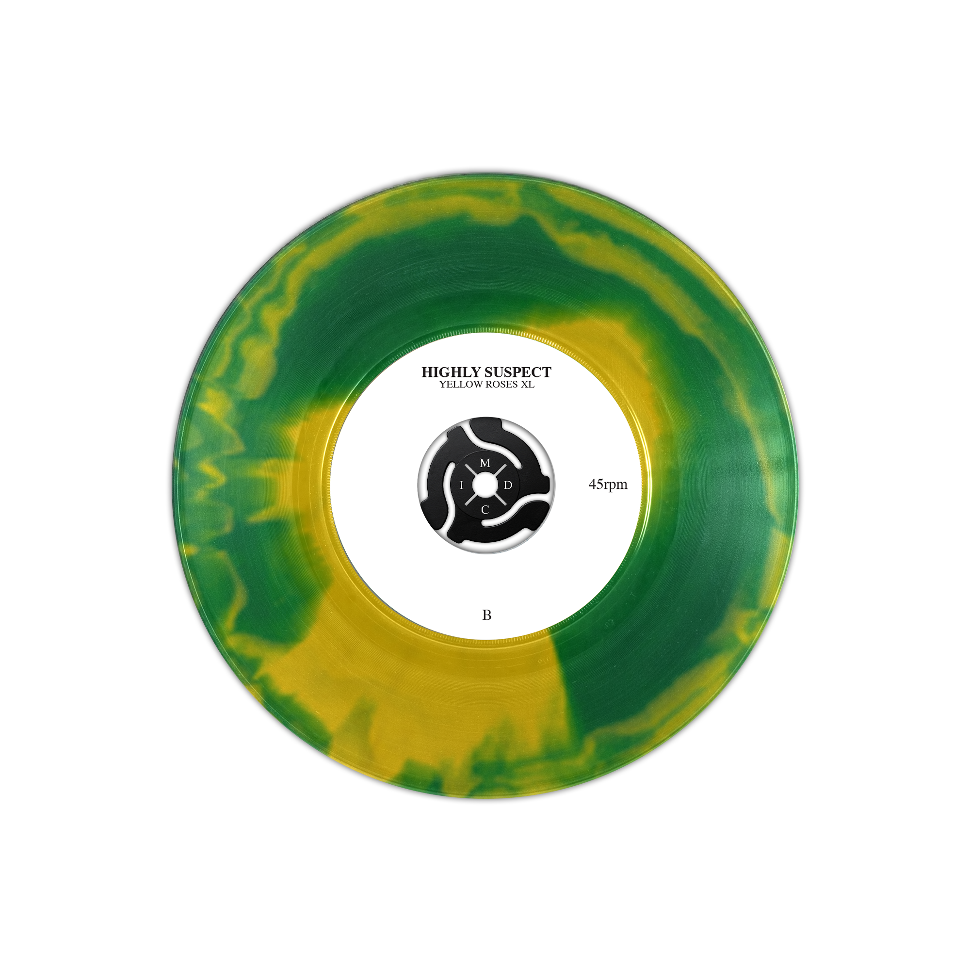 HIGHLY SUSPECT ‘YELLOW ROSES’ 7" (Exclusive, Evergreen & Yellow Canary A-Side/B-Side Vinyl)