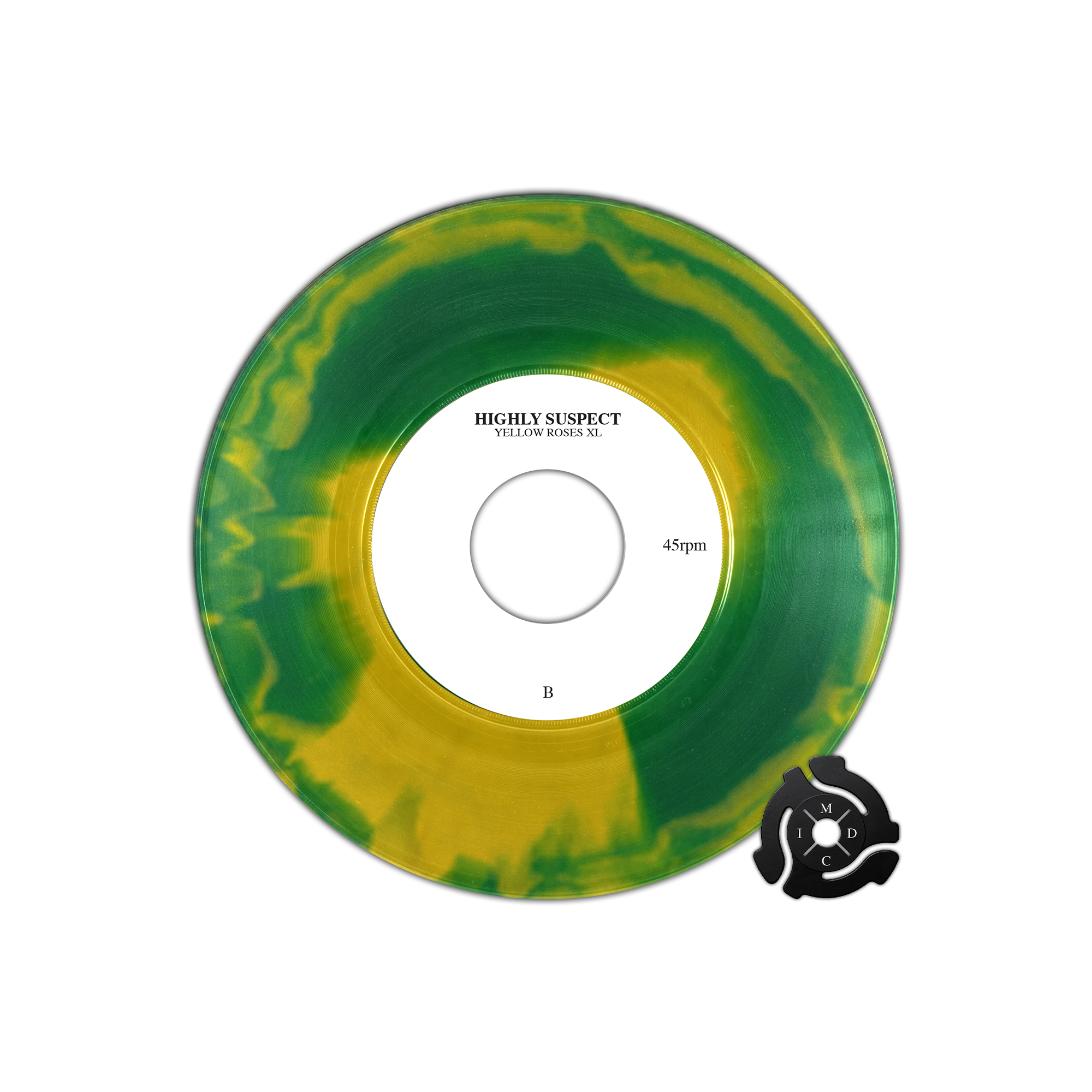 HIGHLY SUSPECT ‘YELLOW ROSES’ 7" (Exclusive, Evergreen & Yellow Canary A-Side/B-Side Vinyl)