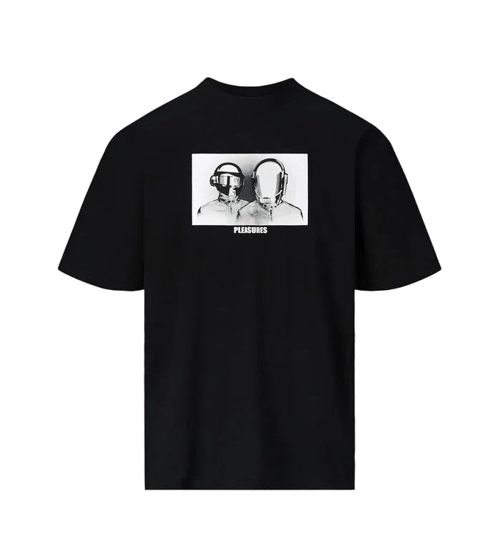 DAFT PUNK x PLEASURES INVERTED T-SHIRT (Black)