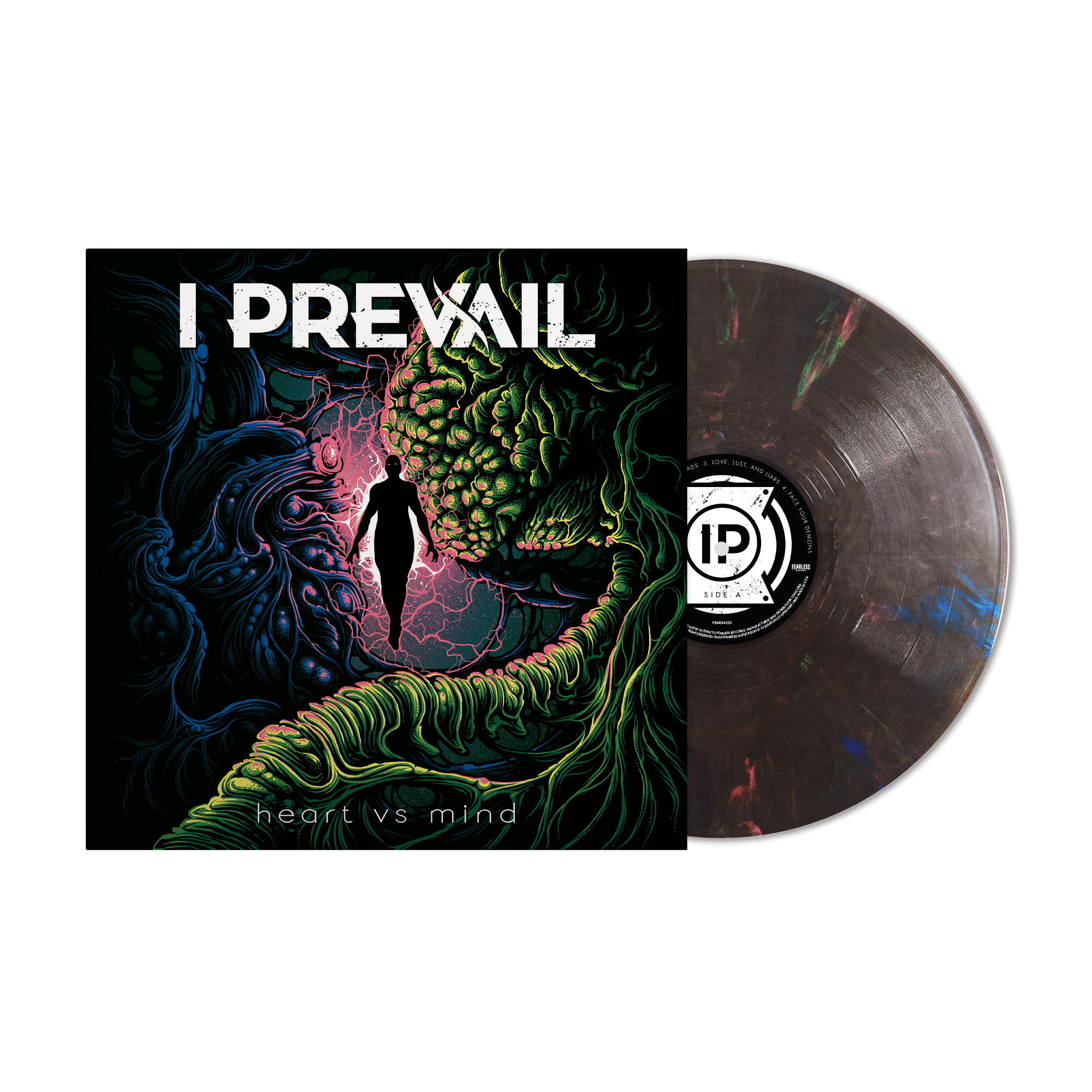 I PREVAIL ‘HEART VS MIND’ 10TH ANNIVERSARY EDITION LP (Limited Edition – Only 500 Made, Rainbow Road Vinyl)