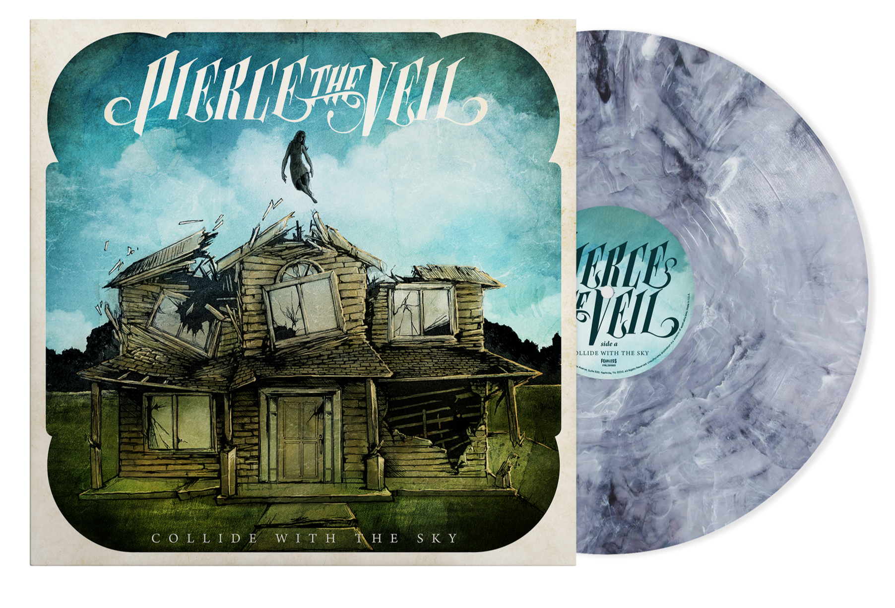 PIERCE THE VEIL ‘COLLIDE WITH THE SKY’ LP (Limited Edition – Only 500 Made, Bleach Vinyl)