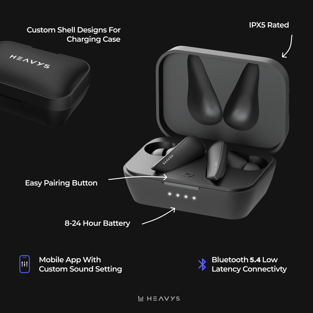 HEAVYS H1H HEADPHONES + EARBUDS BUNDLE (SAVE 20%+)