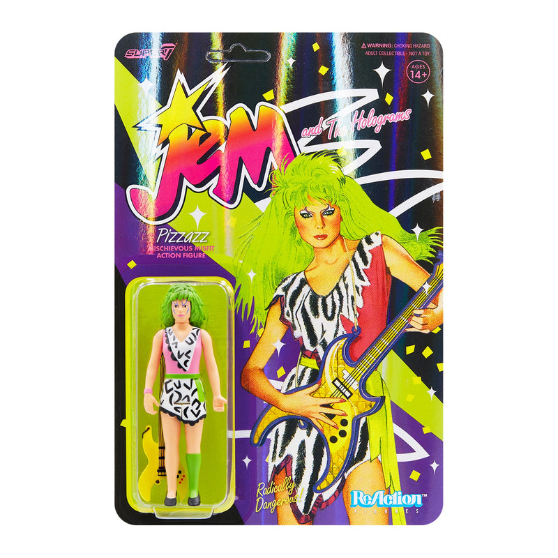 JEM AND THE HOLOGRAMS REACTION FIGURE - PIZZAZZ