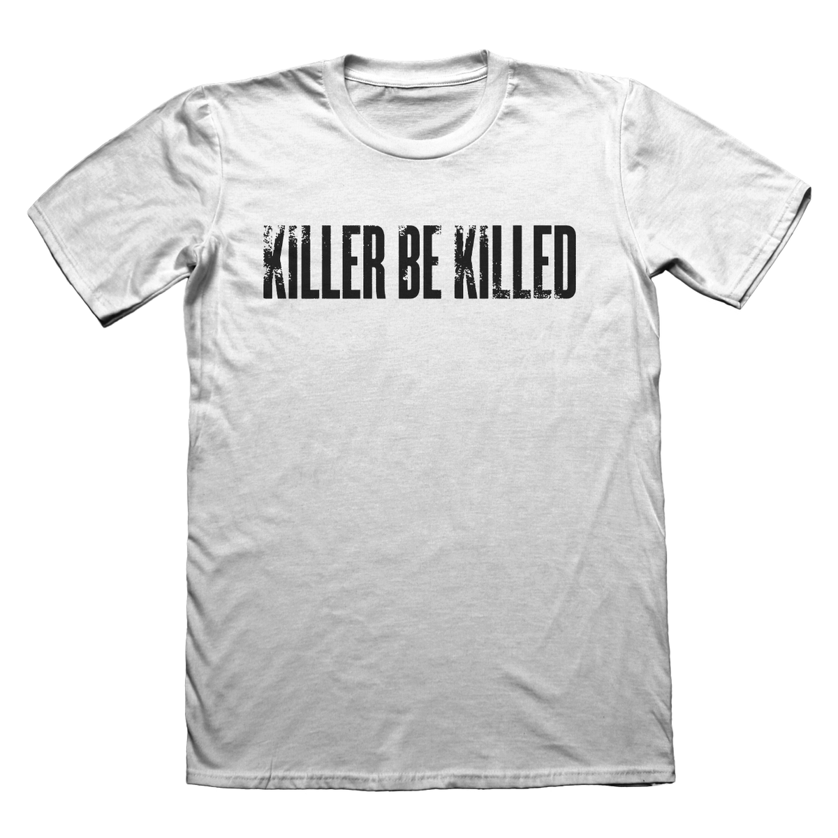 KILLER BE KILLED LOGO ON WHITE - T-SHIRT