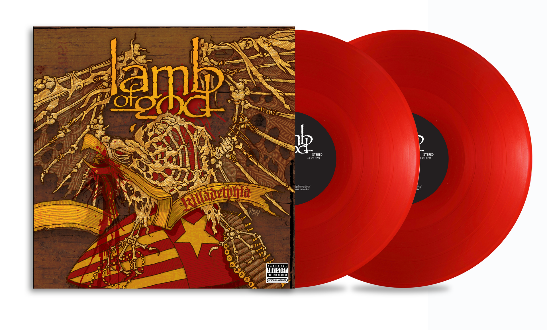 LAMB OF GOD 'KILLADELPHIA' 2LP (Limited Edition – Only 500 Made, Trans