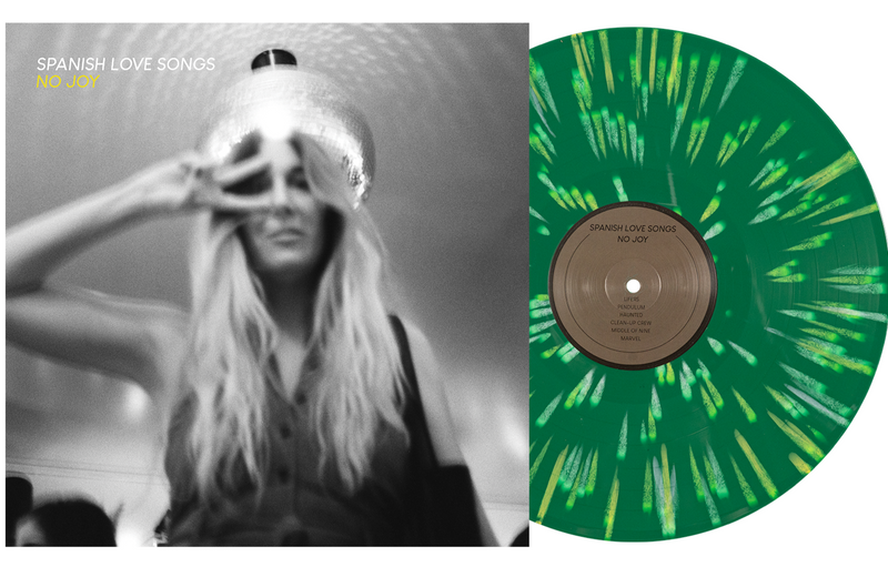 SPANISH LOVE SONGS ‘NO JOY’ LP (Limited Edition – Only 300 Made, Green w/ White & Yellow Splatter Vinyl)