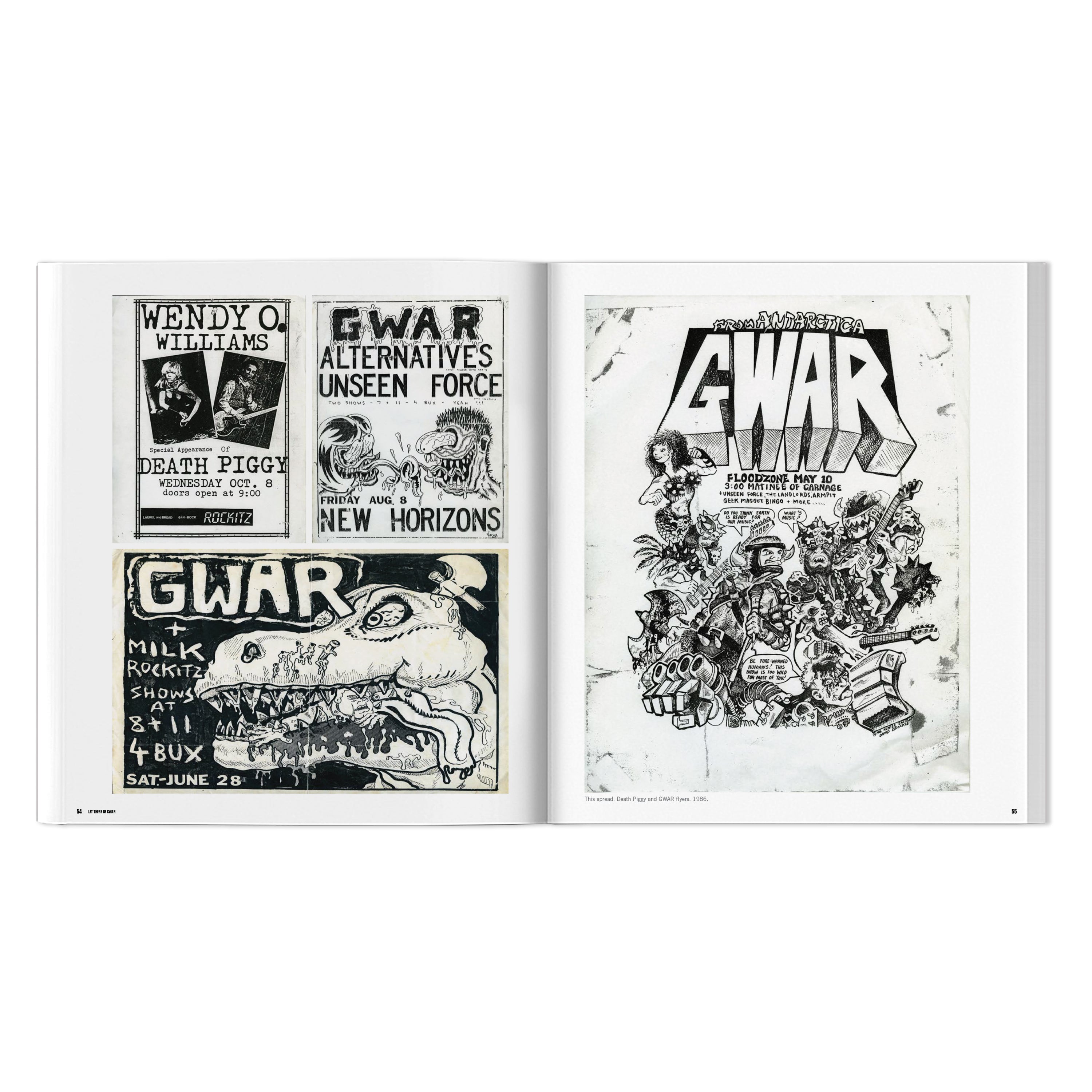 GWAR X BEYOND THE STREETS SIGNED "LET THERE BE GWAR" BOOK