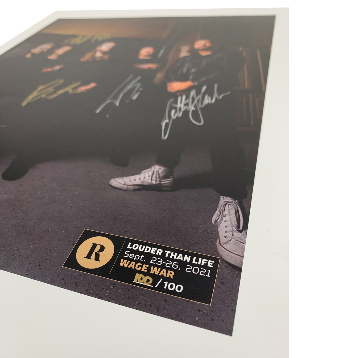 WAGE WAR X REVOLVER X LOUDER THAN LIFE - SIGNED FESTIVAL POSTER