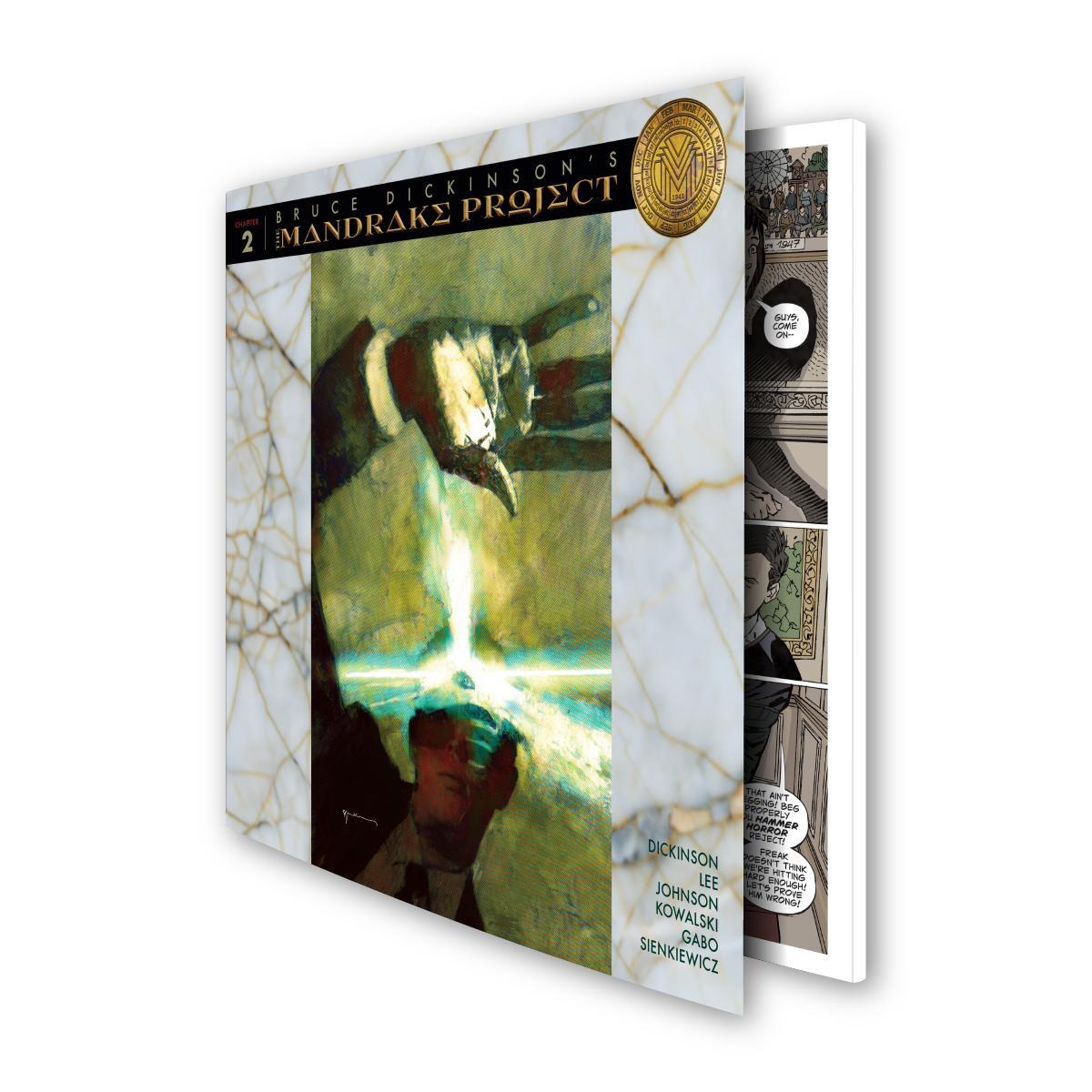 BRUCE DICKINSON'S THE MANDRAKE PROJECT: ISSUE 2  - SIGNED EDITION - 666 AVAILABLE