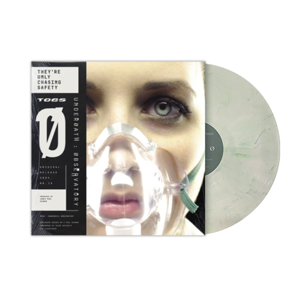 UNDEROATH'THEY'RE ONLY CHASING SAFETY' LIMITED-EDITION WHITE WITH GREEN SPLATTER VINYL' ONLY 500 MADE