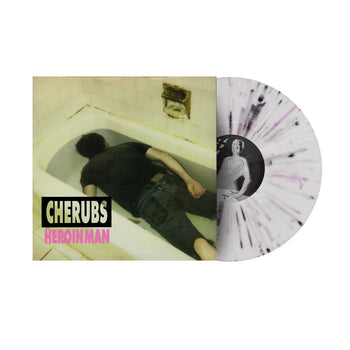 CHERUBS ‘HEROIN MAN’ LP (Limited Edition – Only 200 Made, Ultra Clear w/ Black Marble & Neon Magenta Splatter Vinyl)