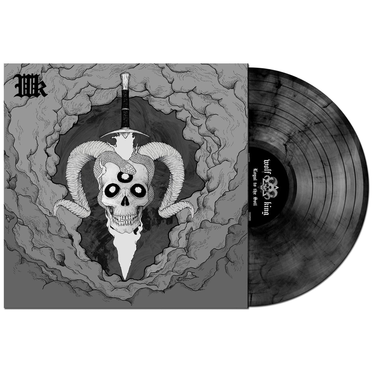 WOLF KING 'LOYAL TO THE SOIL' CLEAR WITH BLACK SMOKE LP REISSUE