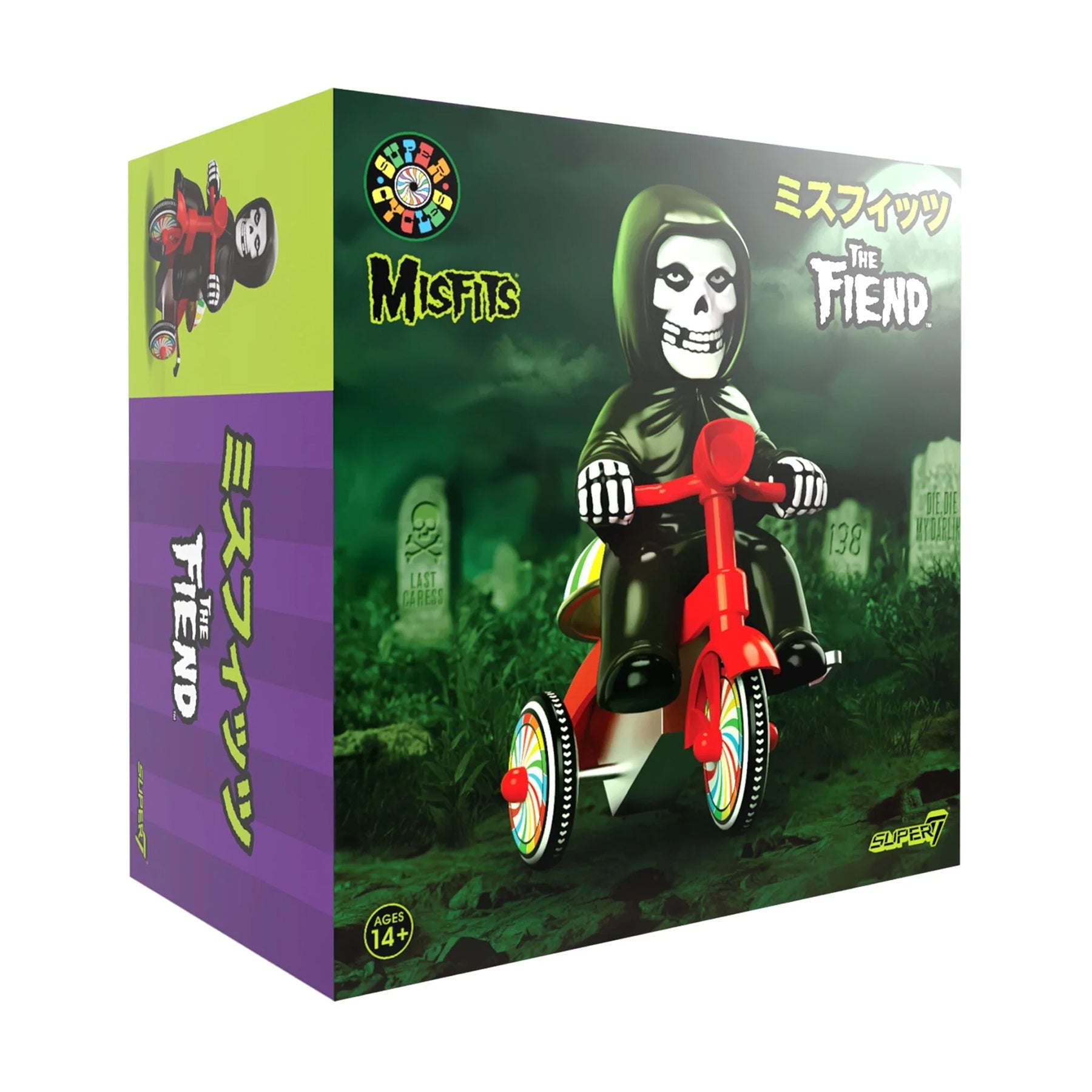 MISFITS SUPER CYCLE - FIEND (BLACK W/ RED TRIKE)