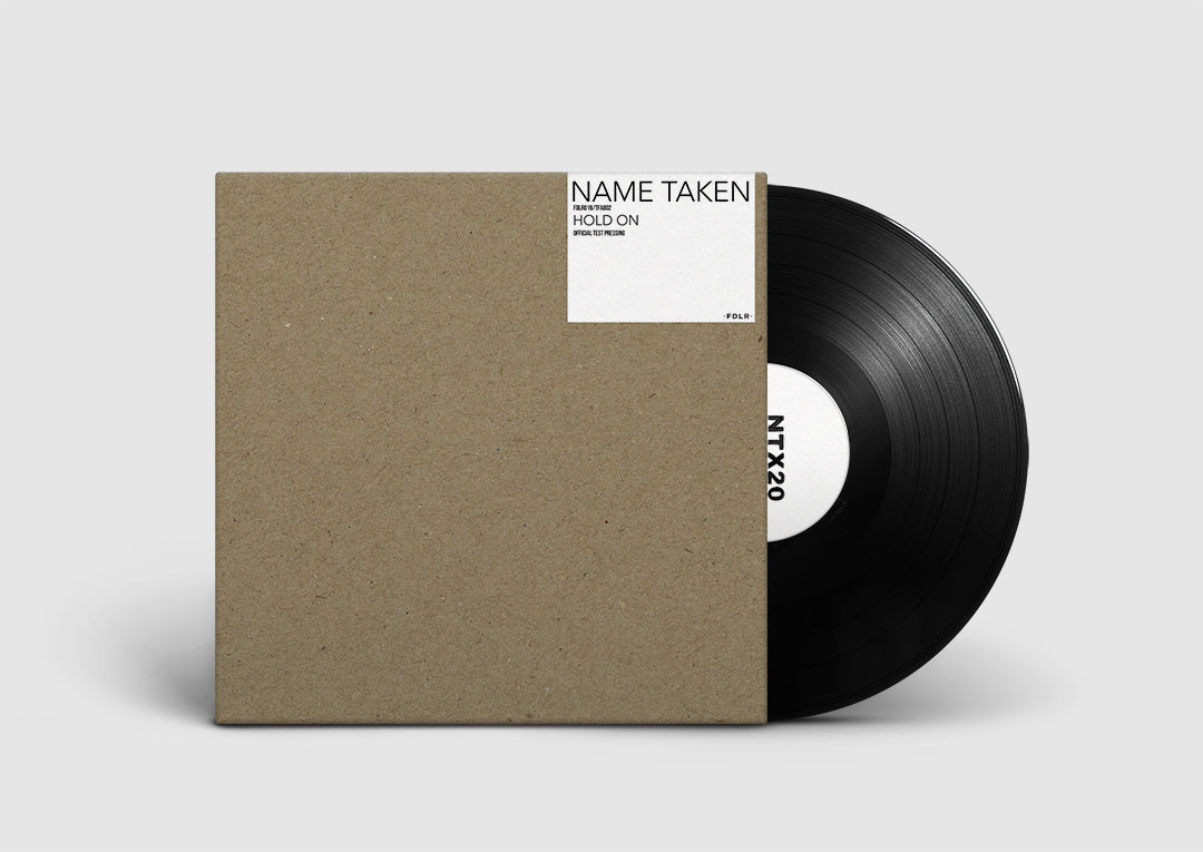 NAME TAKEN ‘HOLD ON’ LP (Limited Edition – Test Press Vinyl)