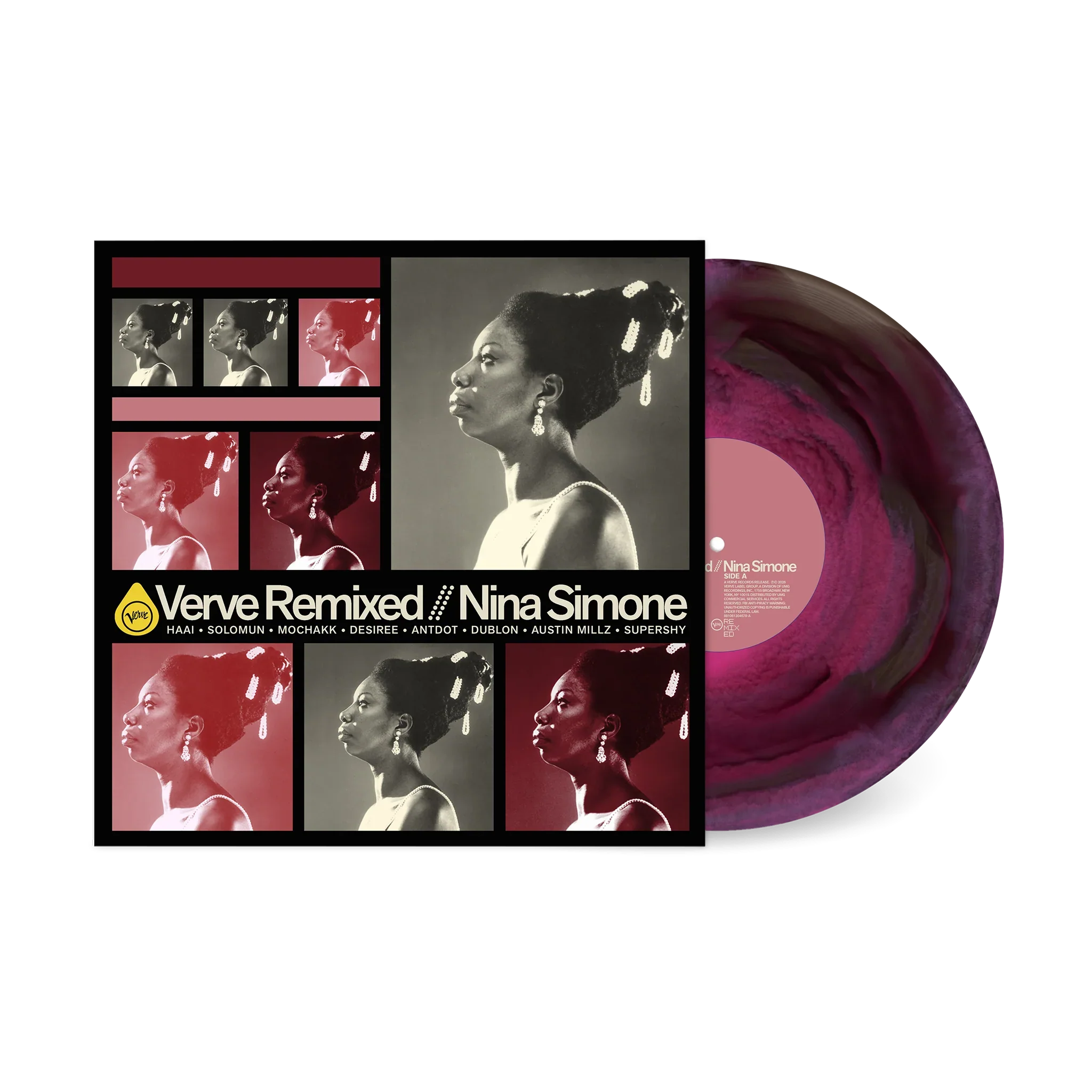 NINA SIMONE 'VERVE REMIXED // NINA SIMONE' LP (Magenta Smush Vinyl)