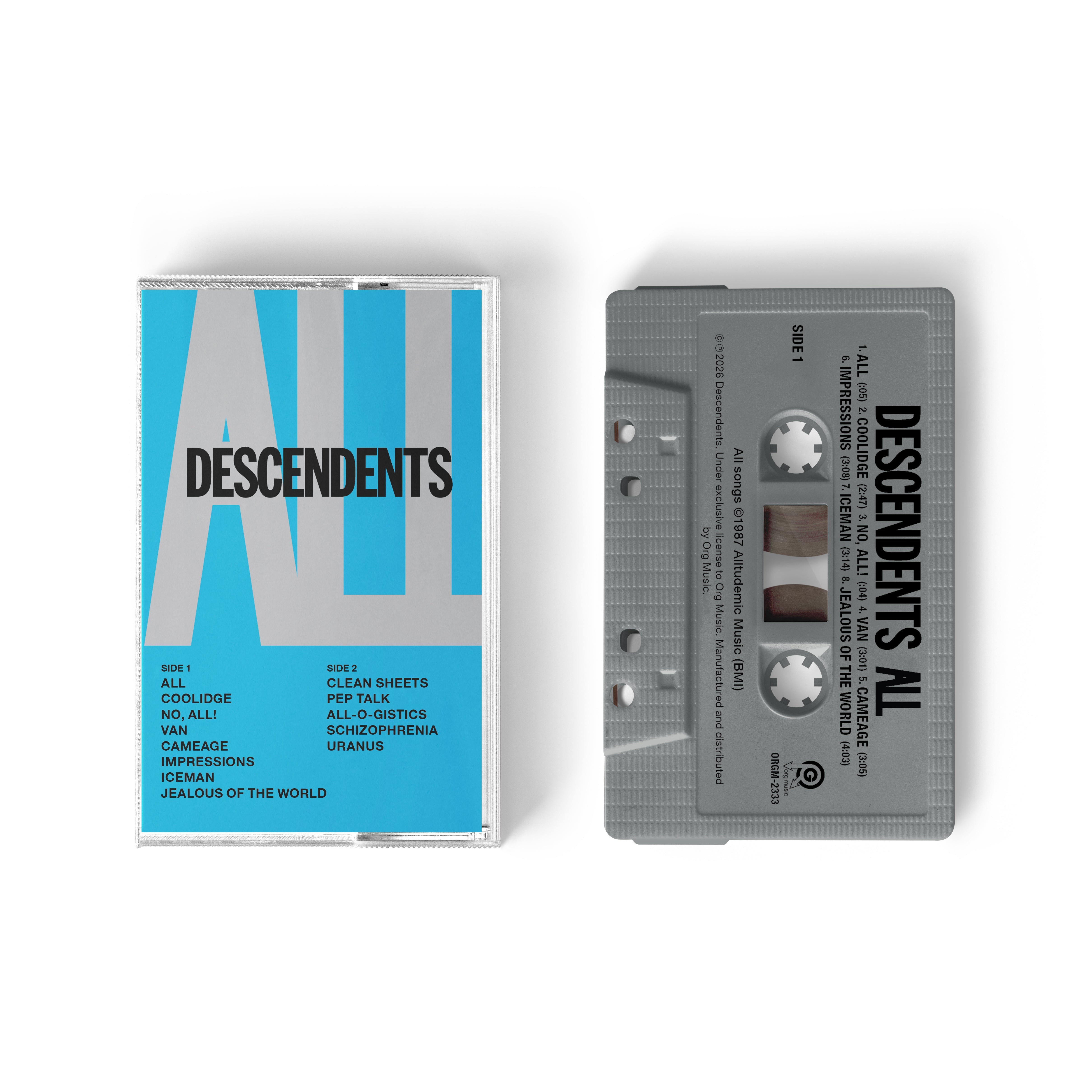 DESCENDENTS 'ALL' CASSETTE (Sky Blue)