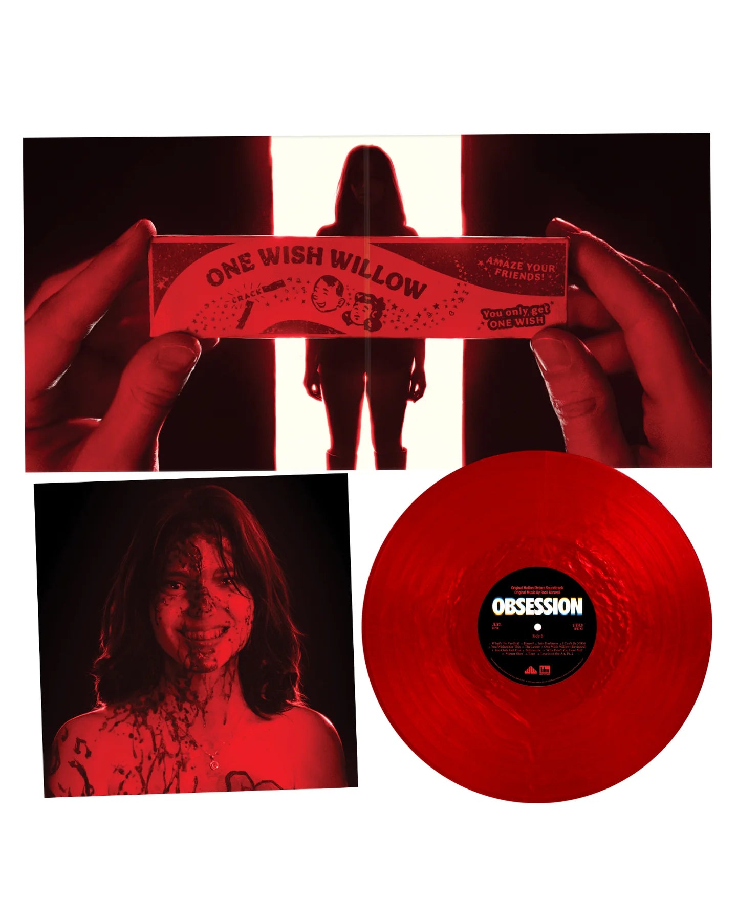OBSESSION ORIGINAL MOTION PICTURE SOUNDTRACK LP ("Obsession" Pearlescent Red Vinyl)