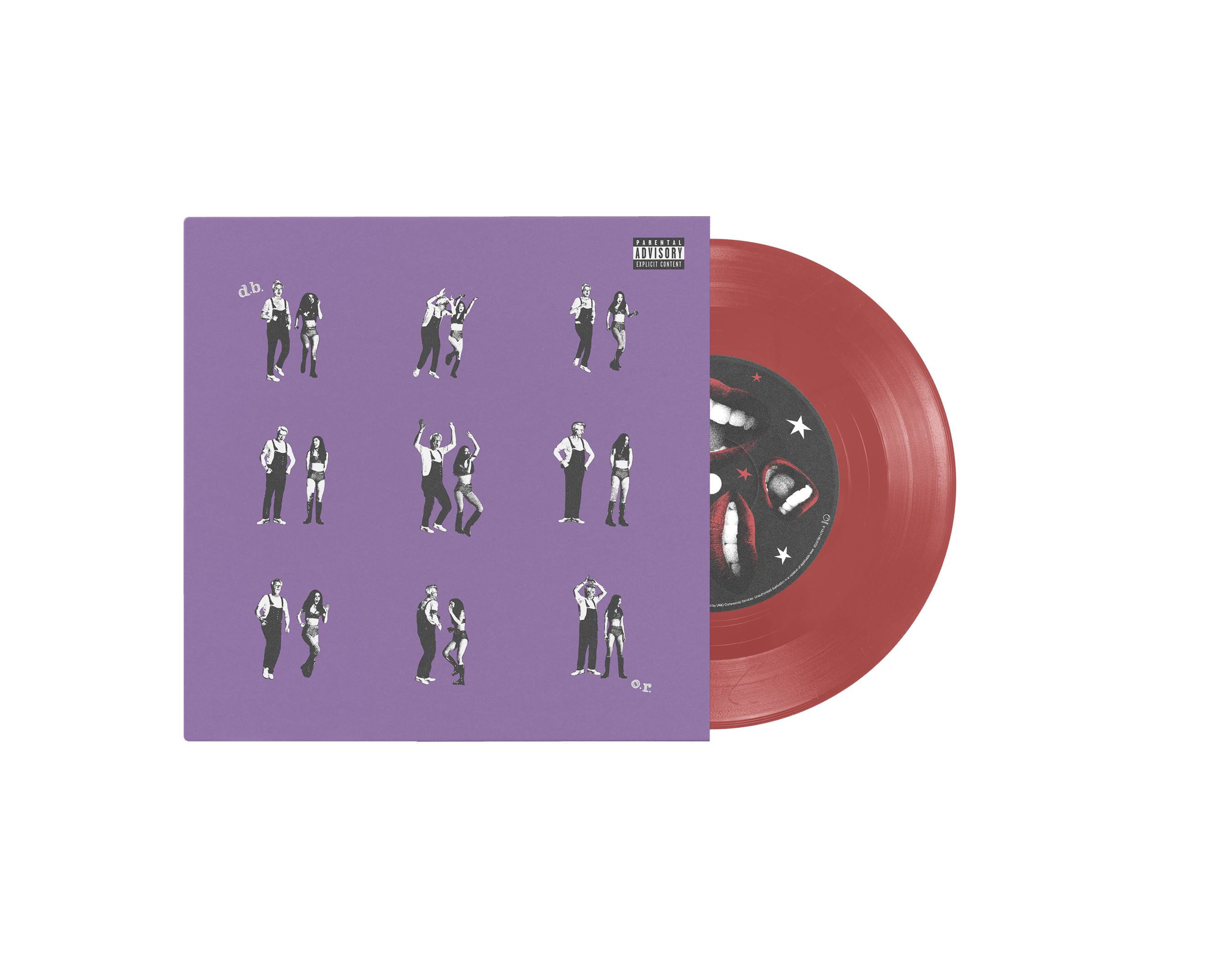 OLIVIA RODRIGO 'DRIVERS LICENSE / BURNING DOWN THE HOUSE ' 7" SINGLE (Translucent Red Vinyl)
