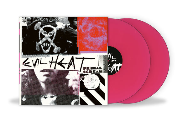 PRIMAL SCREAM 'EVIL HEAT' 2LP (Magenta Vinyl)