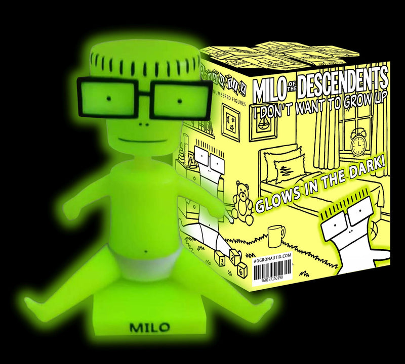 DESCENDENTS – MILO 'I DON'T WANT TO GROW UP' GLOW IN THE DARK THROBBLEHEAD