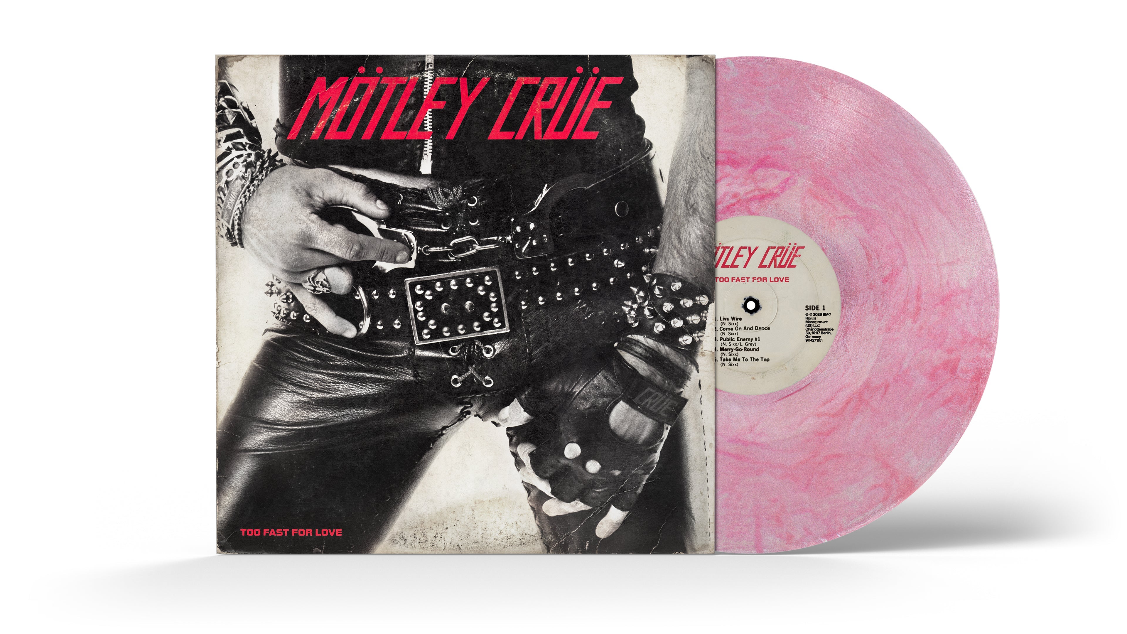 MOTLEY CRUE 'TOO FAST FOR LOVE' 45TH ANNIVERSARY LP (Exclusive – Limit
