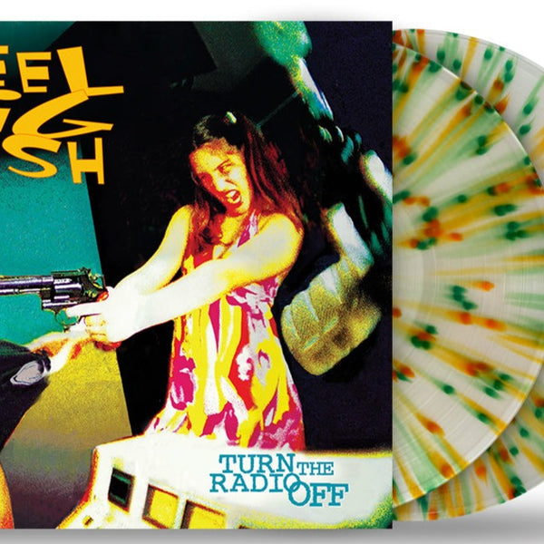 REEL BIG FISH 'TURN OFF THE RADIO' 2LP (Limited Edition – Only 500 Made,  Milky Clear w/ Green & Orange Splatter Vinyl)