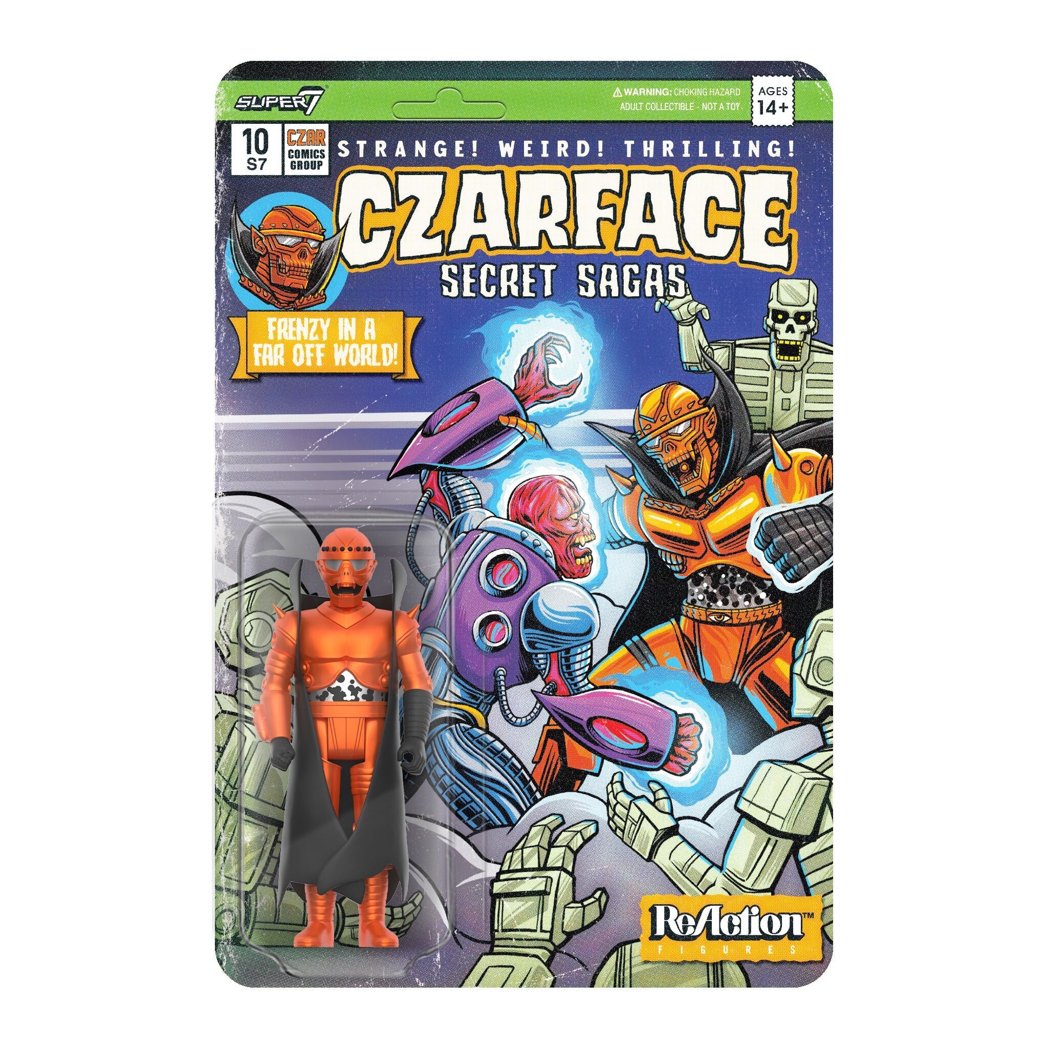 CZARFACE (ORANGE & BLACK) REACTION FIGURE - WAVE 11