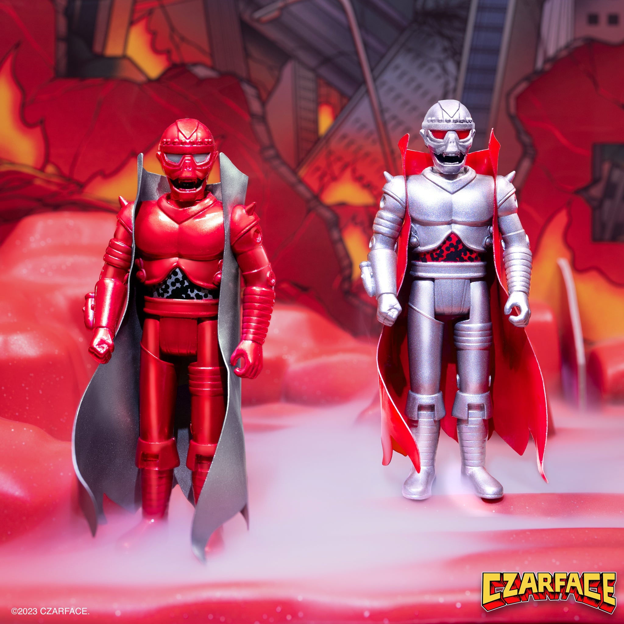 CZARFACE REACTION FIGURES BATTLE MODE DOUBLE-SIDED PLAYSET