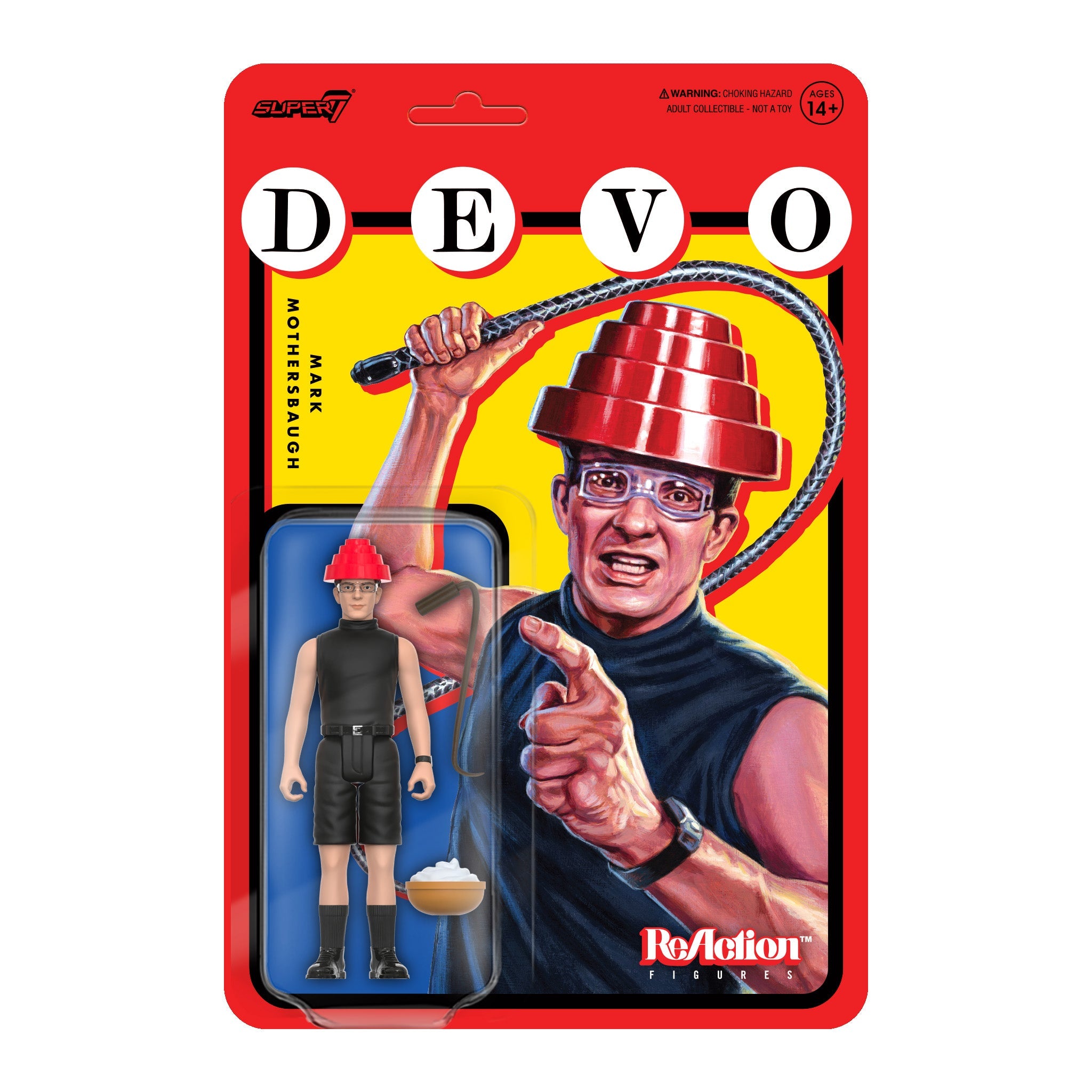 DEVO - MARK MOTHERSBAUGH 'WHIP IT' REACTION ACTION FIGURE