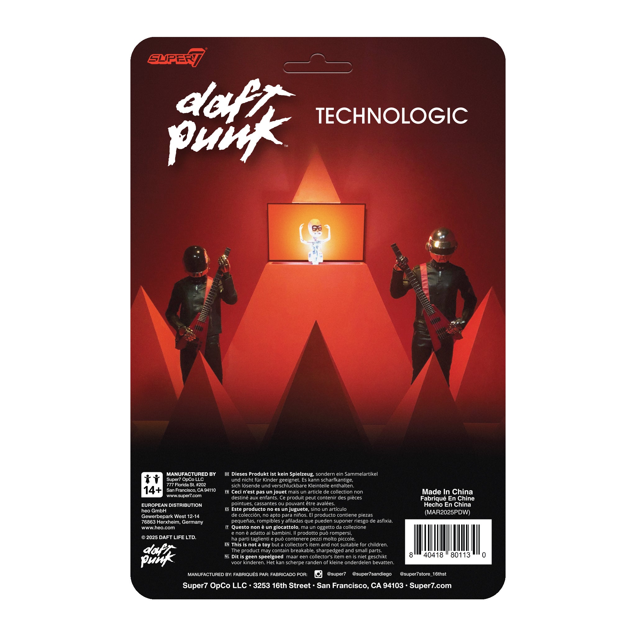 daft punk human after all  フィギュア2体セット DAFT PUNK (Human After All) REACTION FIGURE 2-PACK WAVE 1