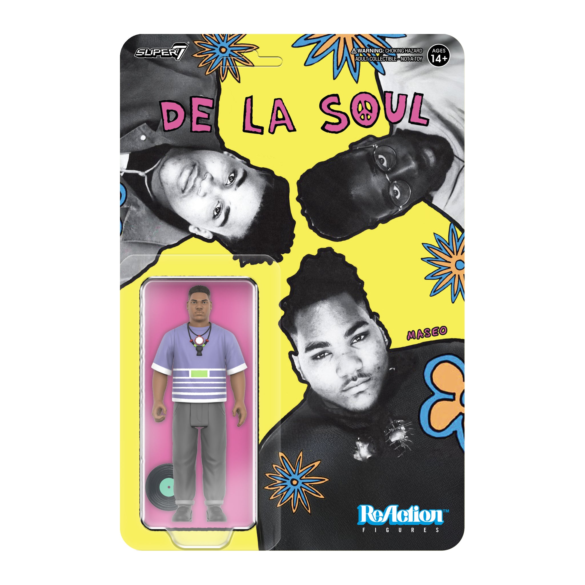 DE LA SOUL VINCENT "MASEO" MASON REACTION FIGURE WAVE 1 (Me, Myself & I)