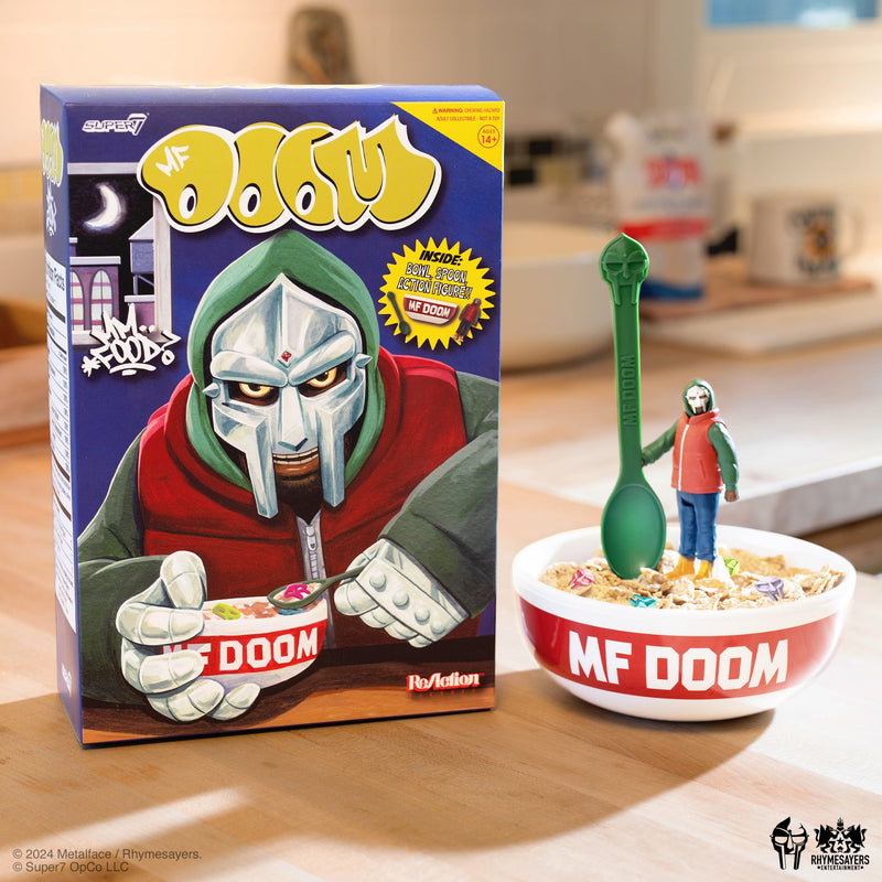 MF DOOM - "MM..FOOD" CEREAL BOWL SET - REACTION FIGURE - WAVE 2