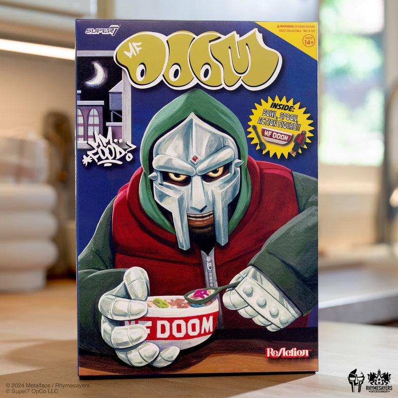 MF DOOM - "MM..FOOD" CEREAL BOWL SET - REACTION FIGURE - WAVE 2