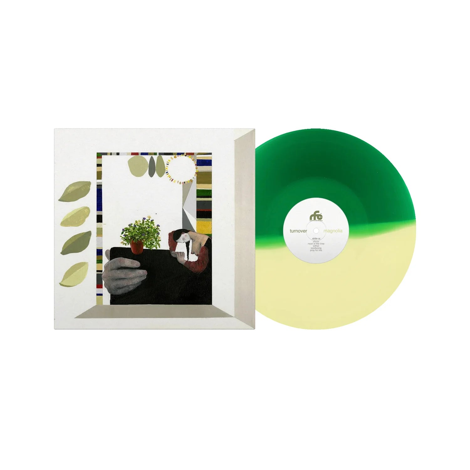 TURNOVER 'MAGNOLIA' LP (Leafy Green Half and Half Vinyl)