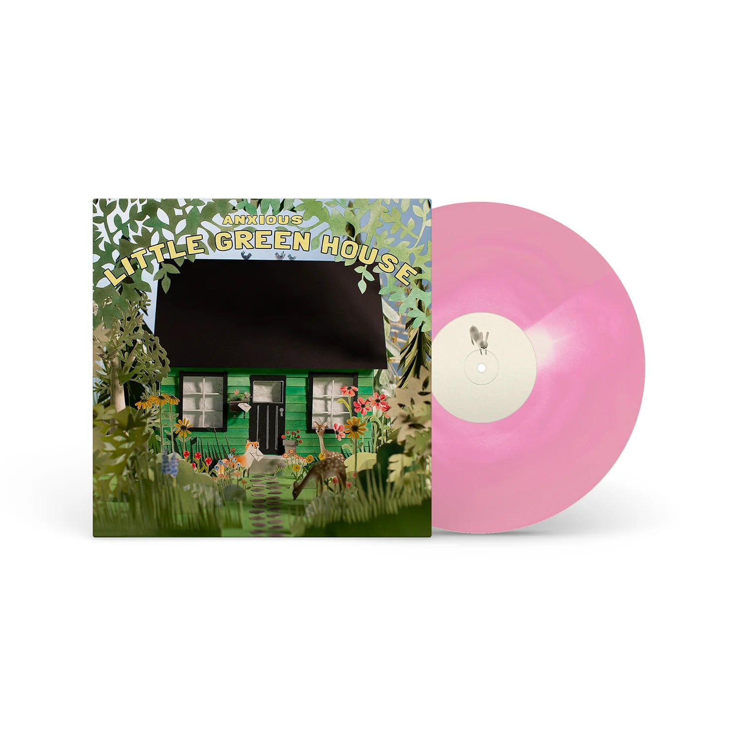 ANXIOUS 'LITTLE GREEN HOUSE' LP (White In Pink Vinyl)