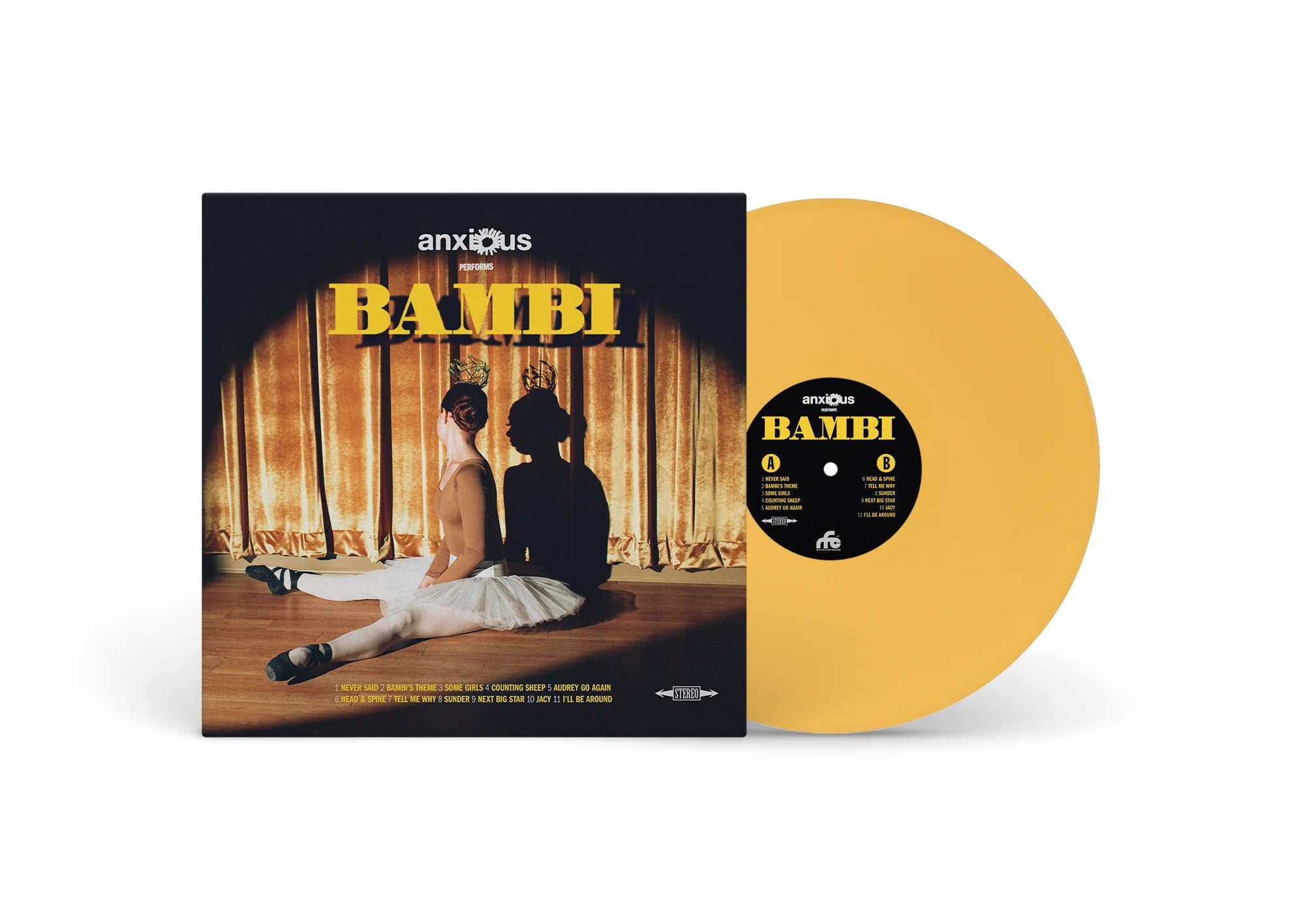 ANXIOUS 'BAMBI' LP (Yellow Vinyl)